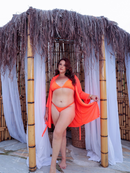 Biquíni Cortininha Blogueira Canelado